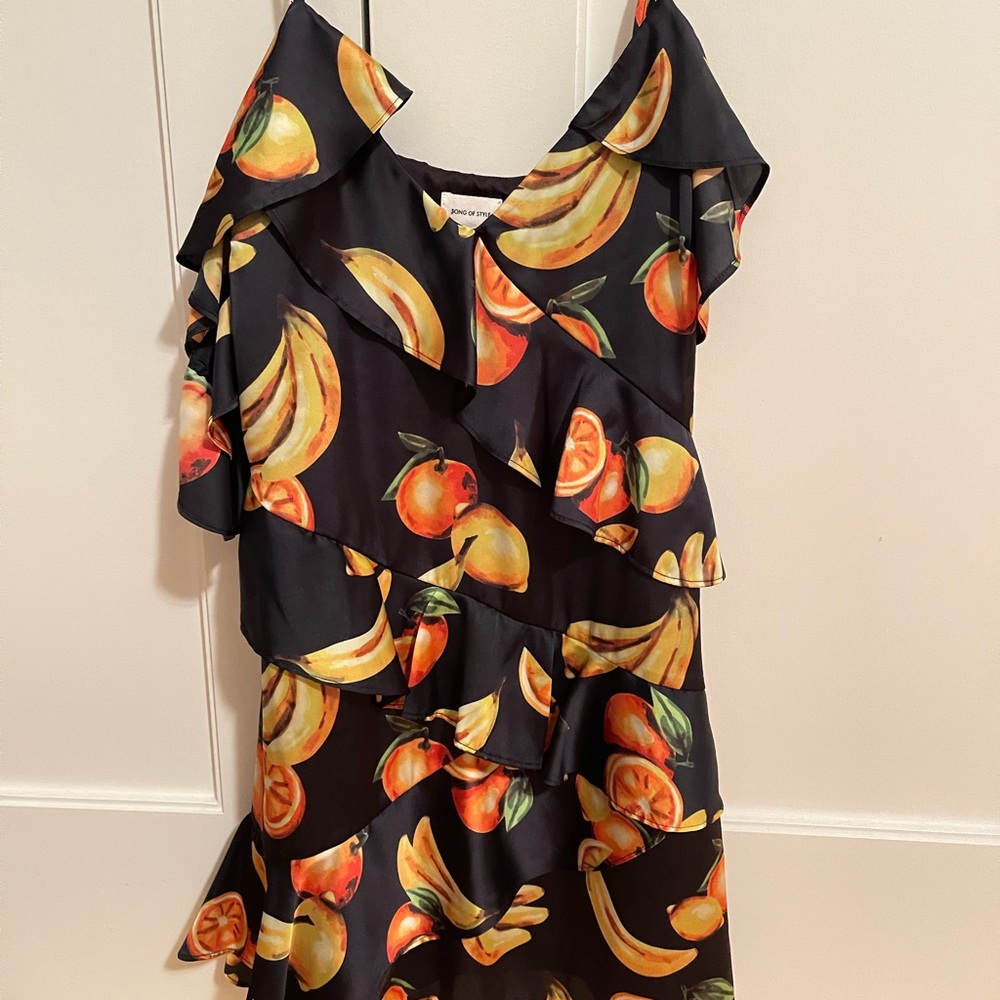 Song of Style Banana Print Dress